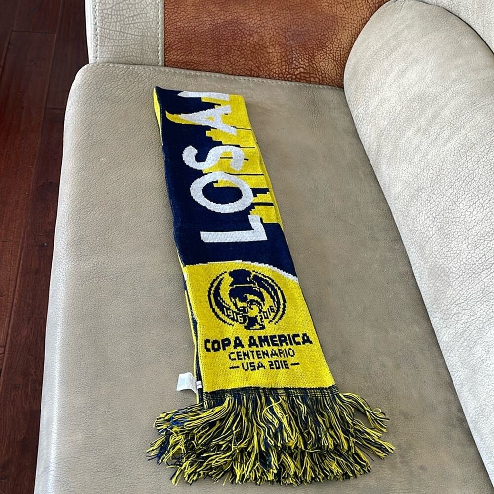 Los Angeles Copa America Centenario Scarf USA 2016  Soccer Collectibles Yellow - Picture 2 of 8